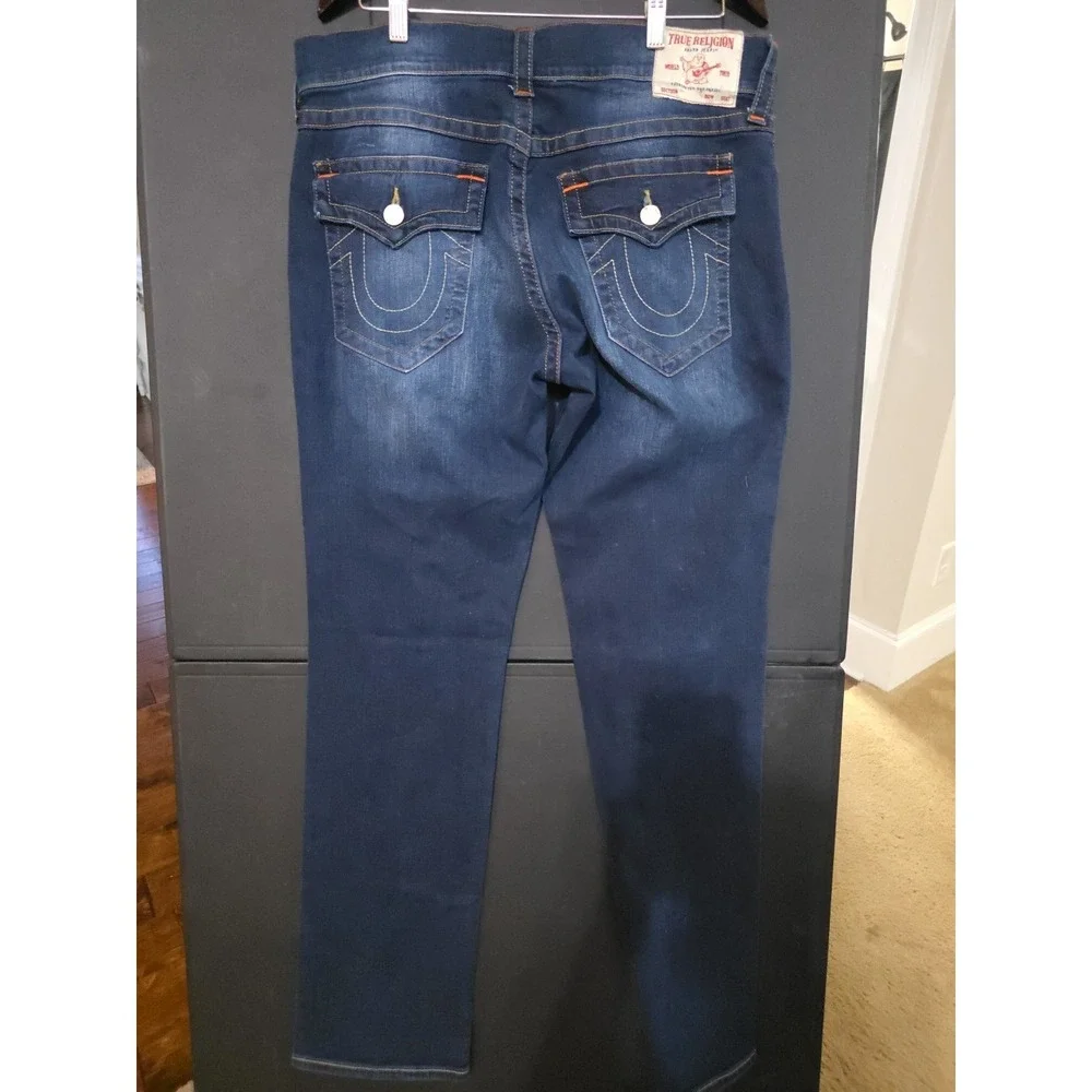 True Religion Ricky Straight Super T Jeans Mens 36x33